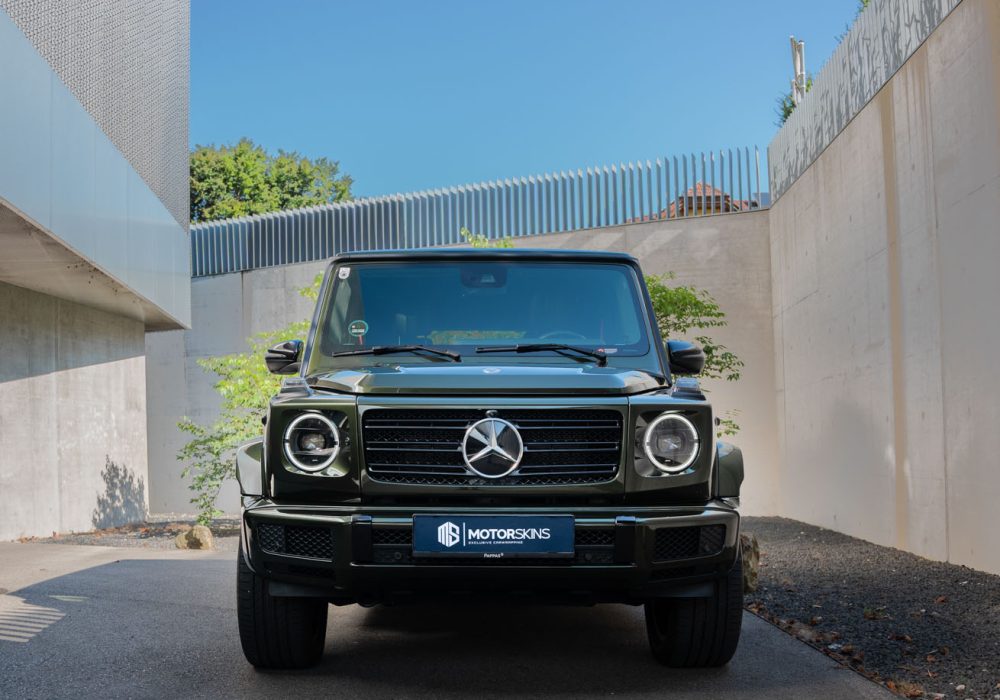 Frontaufnahme Mercedes G400d