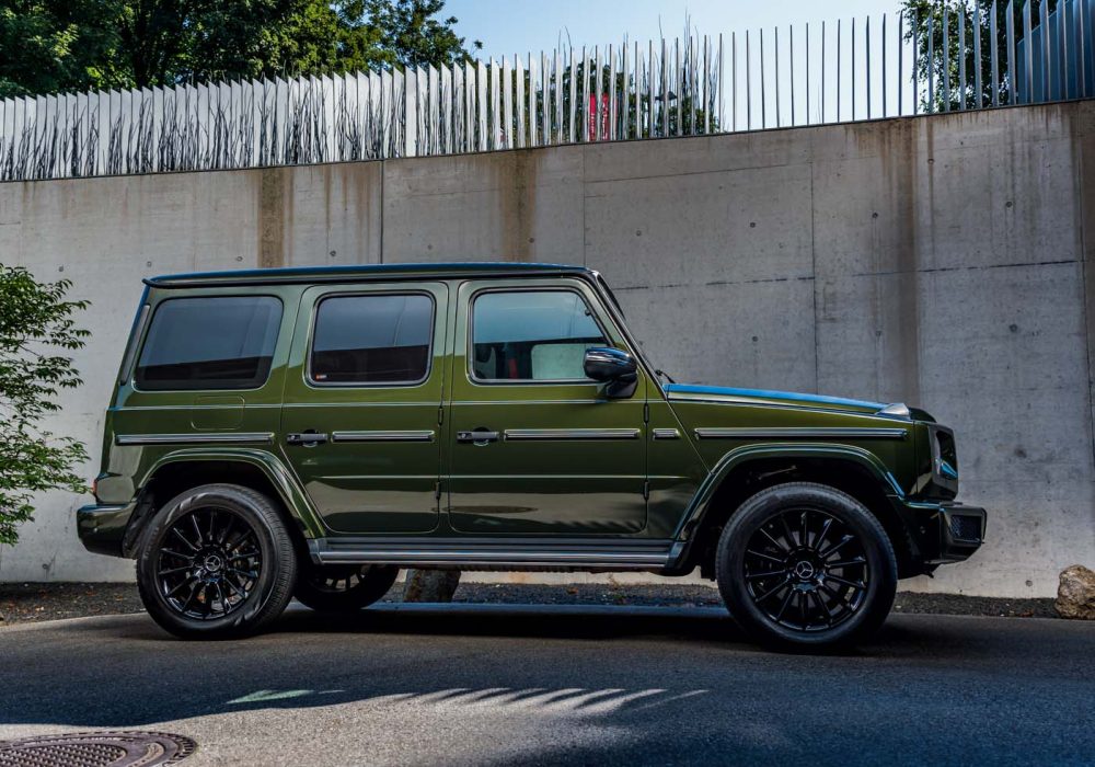 Außenaufnahme Seite Mercedes G400d